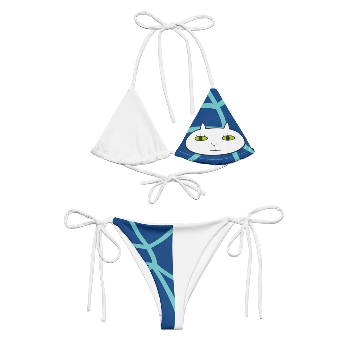 Lace Bralette Set - Anime Nami pakaian renang Cosplay wanita