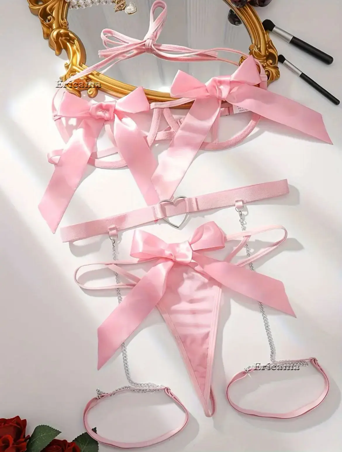 Sheer Bra Lace - Lingerie seksi wanita pakaian dalam transparan