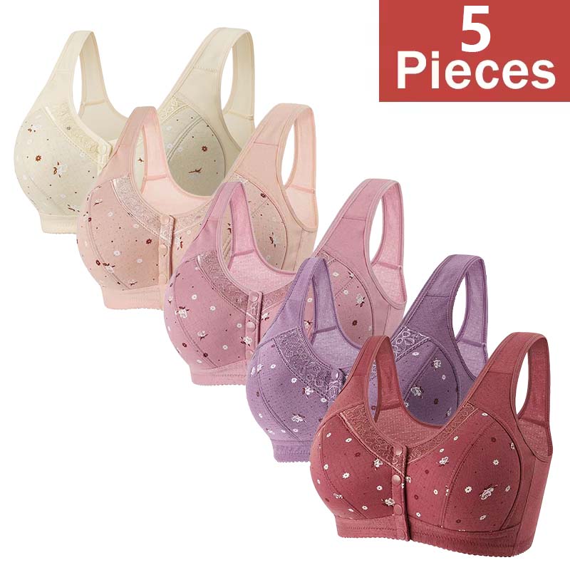 Sheer Bra Lace - FallSweet 5 Buah/Set Bra Ukuran Besar