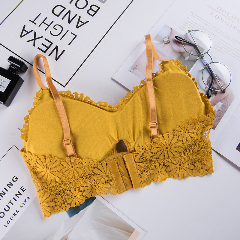 Bra renda gadis seksi 3D, paka - Sheer Bra Lace ulasan dan harga