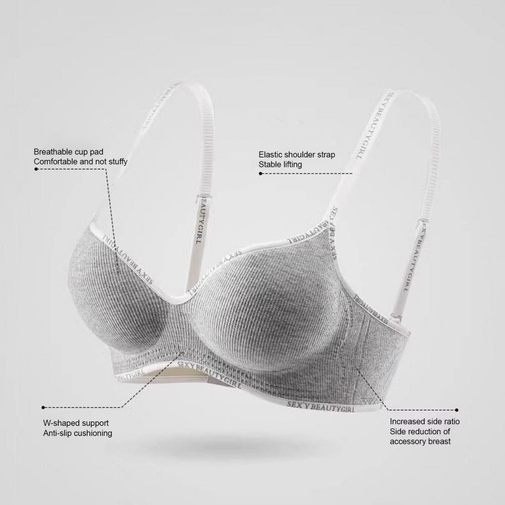 Bra Wanita Deep V Tanpa Kawat, - Full Coverage Bra ulasan dan harga