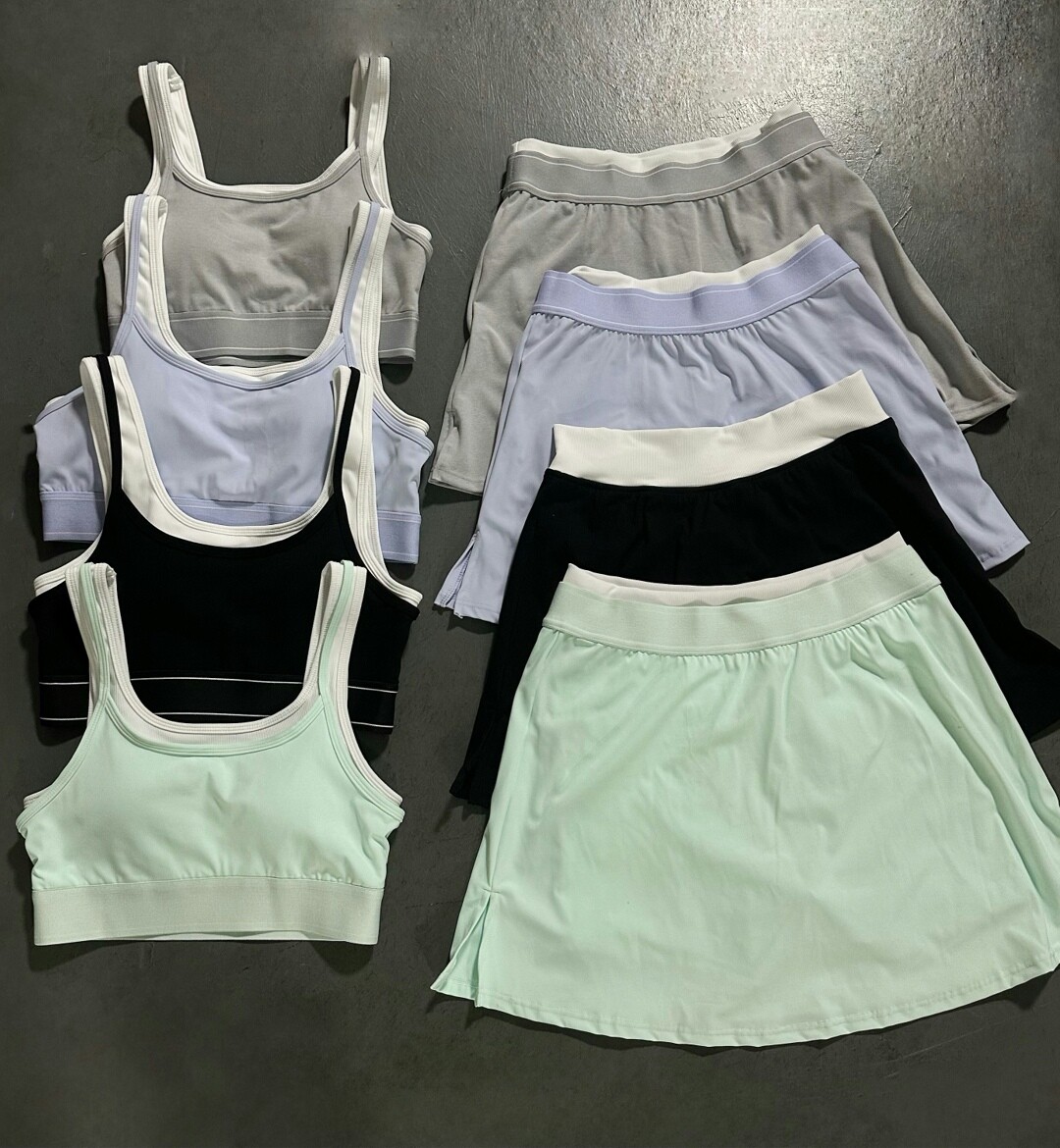 Set Yoga 2 Buah Pakaian Wanita - Sports Bra Racerback ulasan dan harga