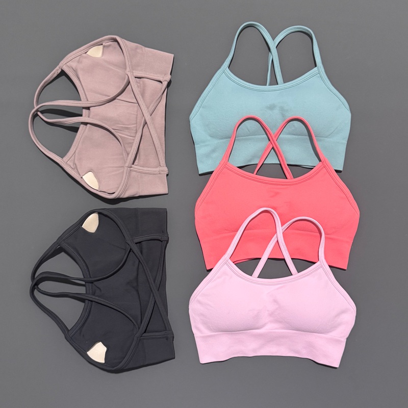 Bra Olahraga Tanpa Tali Belaka - Sports Bra Racerback ulasan dan harga